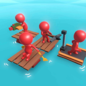 Stickman Raft