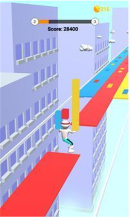 堆栈构建道路游戏