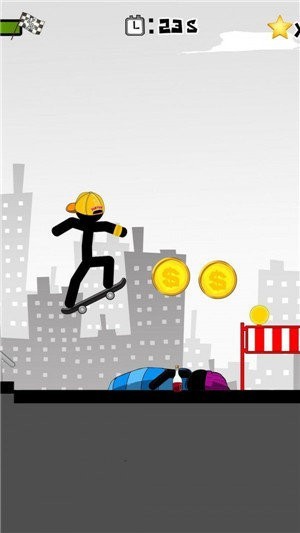 火柴人滑板特技最新版