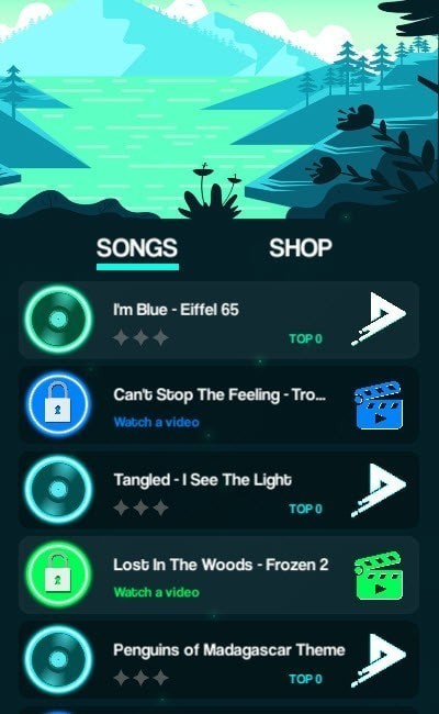 我是蓝色的瓷砖球免费版