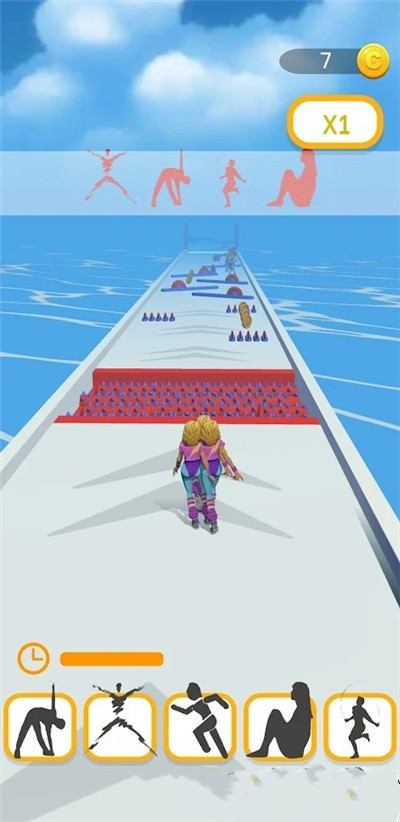 体操运动员跑步3D 体操运动员跑步3D